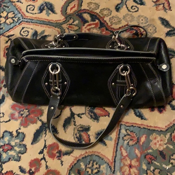 Cole Haan Handbags - Cole Haan Black Leather Chain Purse